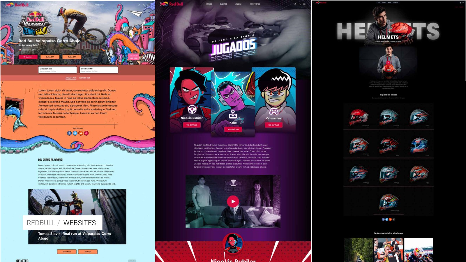 Red Bull · Websites